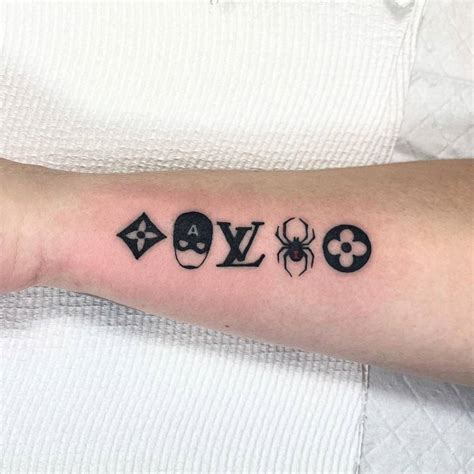 louis vuitton tattoo girl|louis vuitton tattoo on ankle.